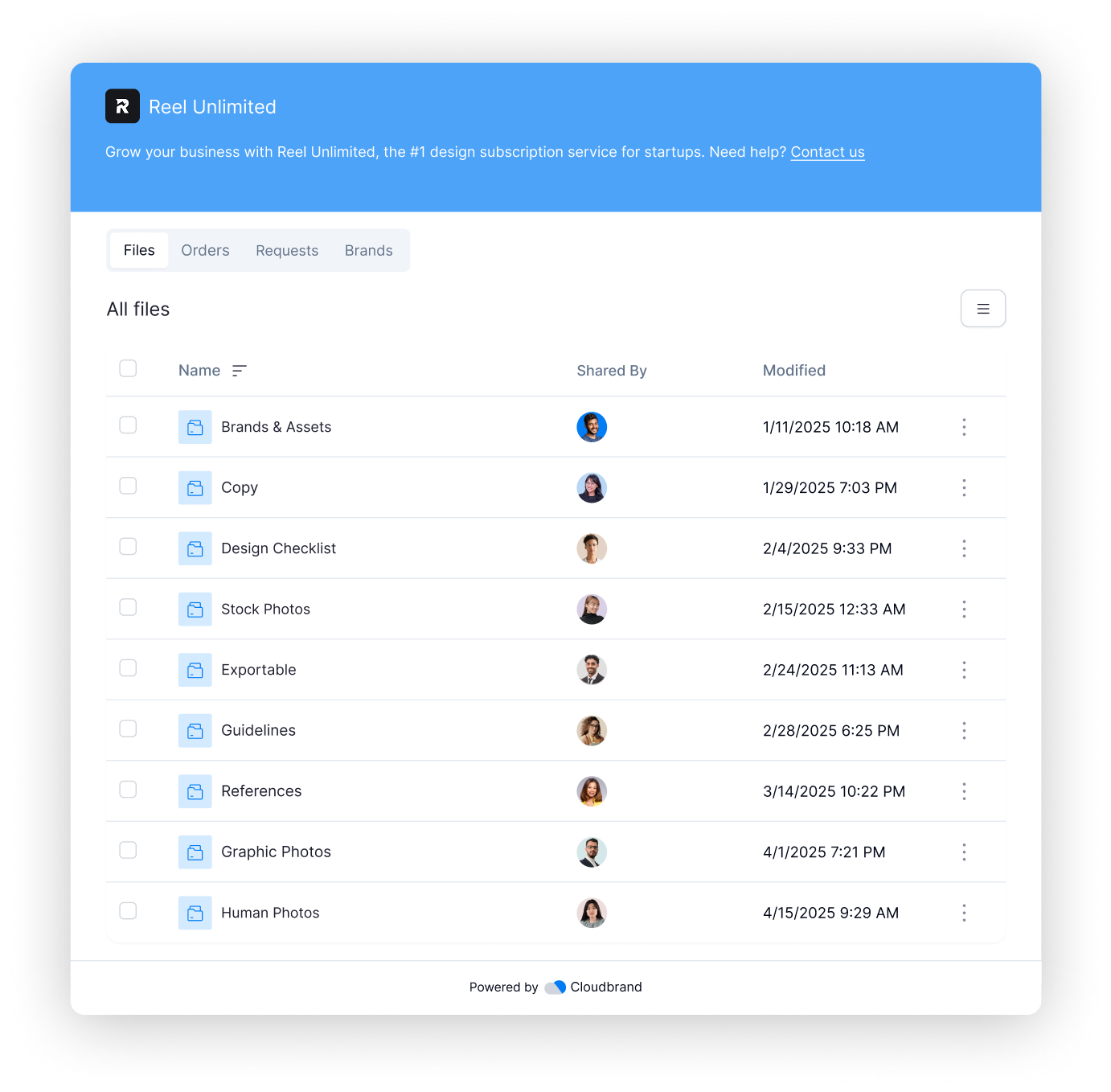 Branded file sharing screenshot 2 - Sharebrand